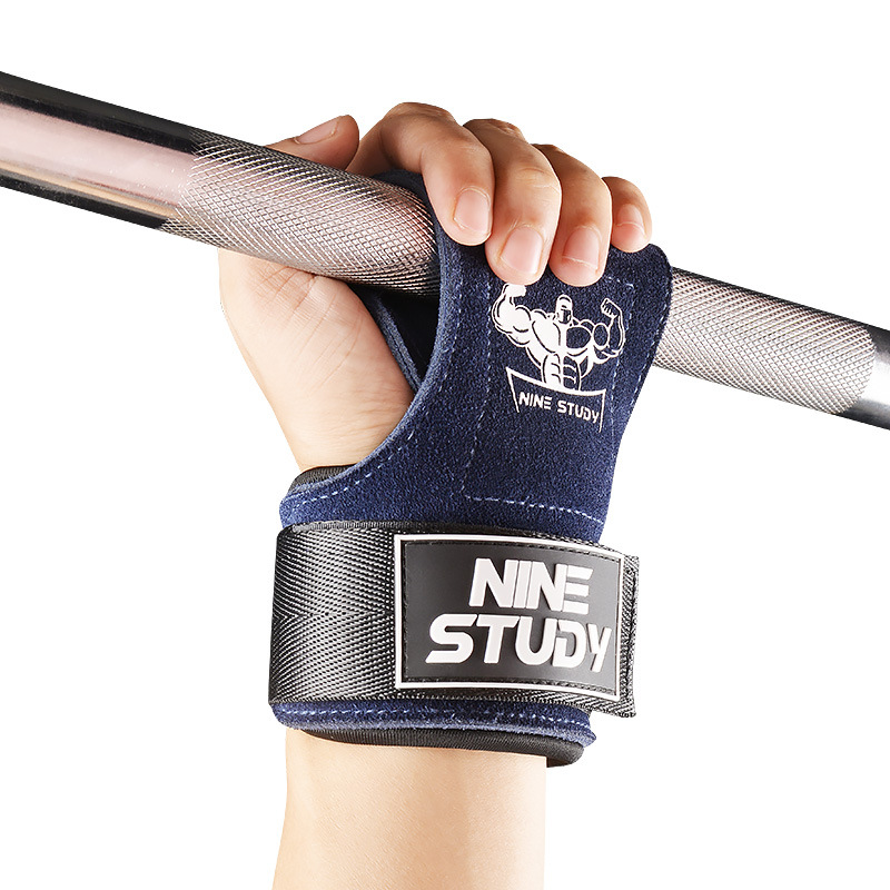 Weightlifting Gloves - Novo couro luvas de ginásio pull-ups