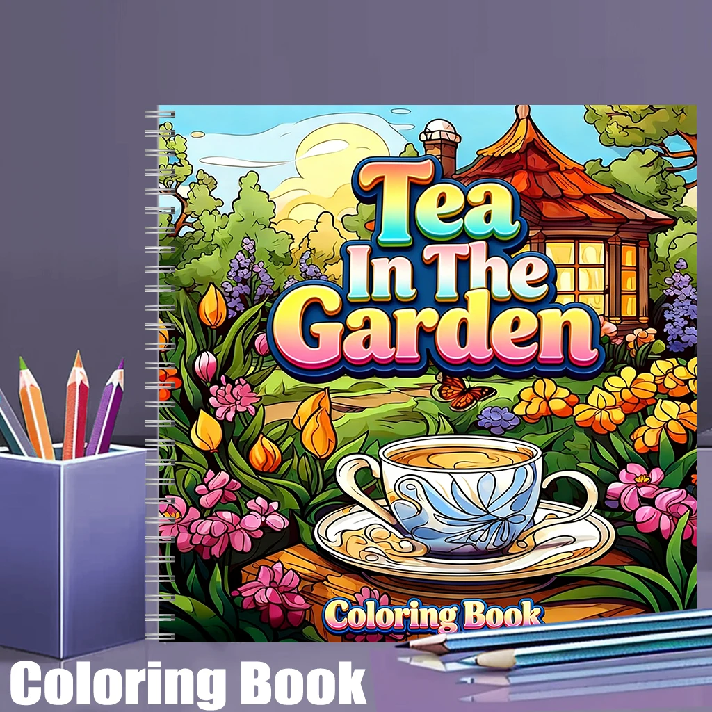 Chalk Bag - Livro de colorir Tea In The