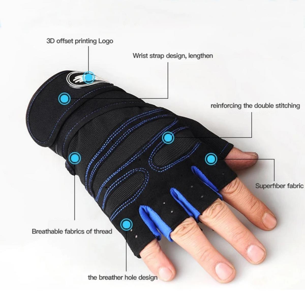 Luvas de Academia para Homens  - Weightlifting Gloves avaliação e preço