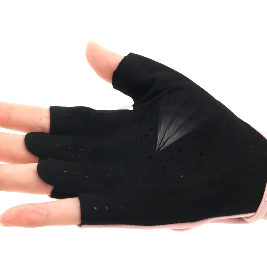 Luvas femininas rosa de meio d - Weightlifting Gloves avaliação e preço