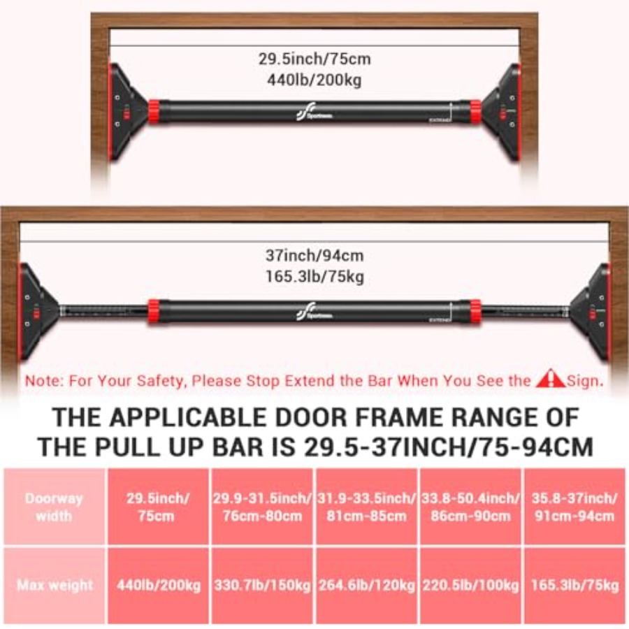 Barra de Exercícios para Porta - Pull Up Bar avaliação e preço