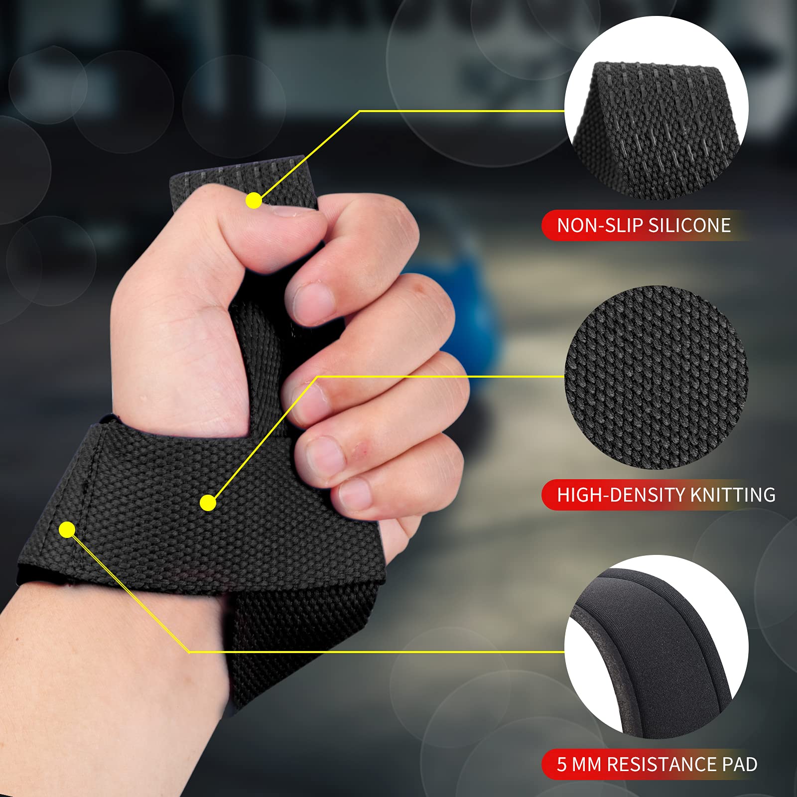 2 Peças de Cintas de Levantame - Weightlifting Gloves avaliação e preço